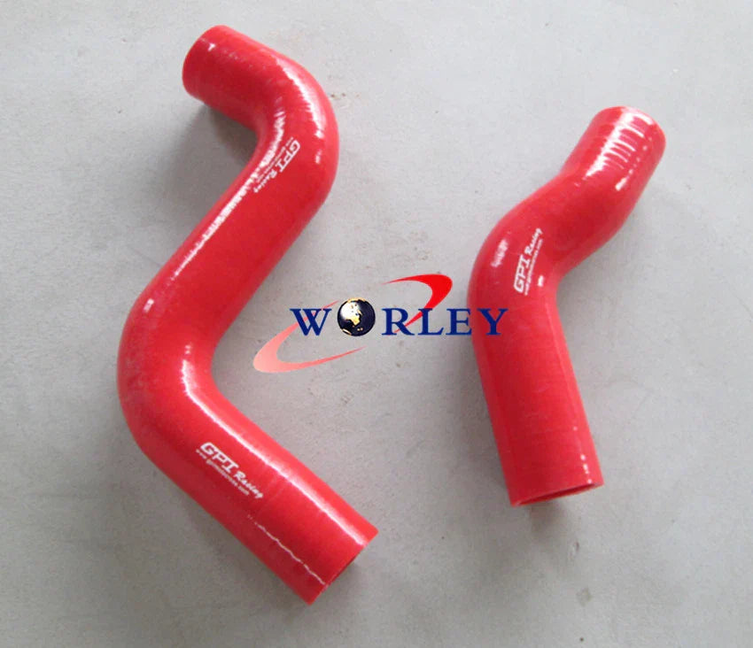 GREEN Silicone Hose for Toyota Hilux KZN130GW 1KZ-TE Diesel (1993-1996)