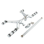 Chrome Aluminum Footrest Pedal Bracket Set for Harley V-Rod Muscle (2002-2017)