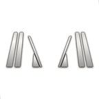 Chrome Pillar Covers 8 Piece Replacement for Hyundai Tucson (2016–2023)