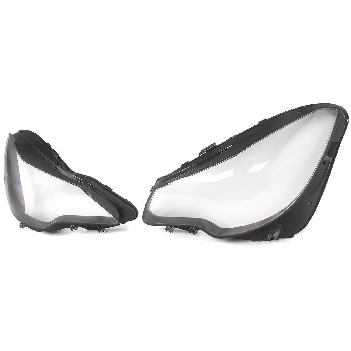 2X Headlight Lens Cover for Mercedes Benz W207 C207 E-Class (2014–2016)
