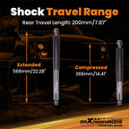 Drop Shock Absorber Kit for Ford F150 (2004–2014) 4-5" Rear Suspension Pair
