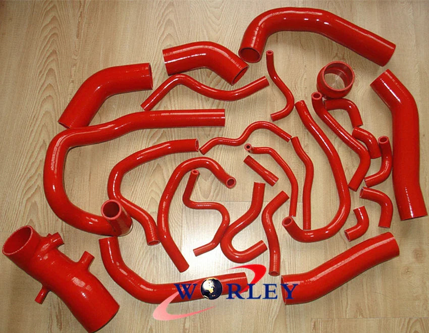Silicone Radiator Induction Hose for Toyota Supra MK3 MA70 7MGE/7MGTE Turbo