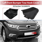Tow Hook Cover Cap for Toyota Highlander (2014–2019) No. 521280E070 Black