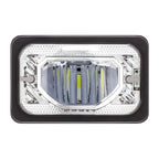 Heated LED Headlights Pair for UltraLit 4x6 Glass Lens (Universal)