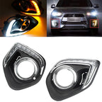 LED DRL Daytime Running Light w/ Turn Signal for Mitsubishi ASX Outlander (13-14)