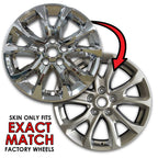 Chrome Wheel Skins 17 Inch Replacement for 2018-2021 Chevrolet Equinox