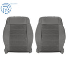 Set of 2 Seat Covers for Jeep Wrangler (2007–2012) Durable Cloth Gray