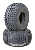 Set of 2 ATV Tires 22x11-8 Dimple Knobby D929 10352