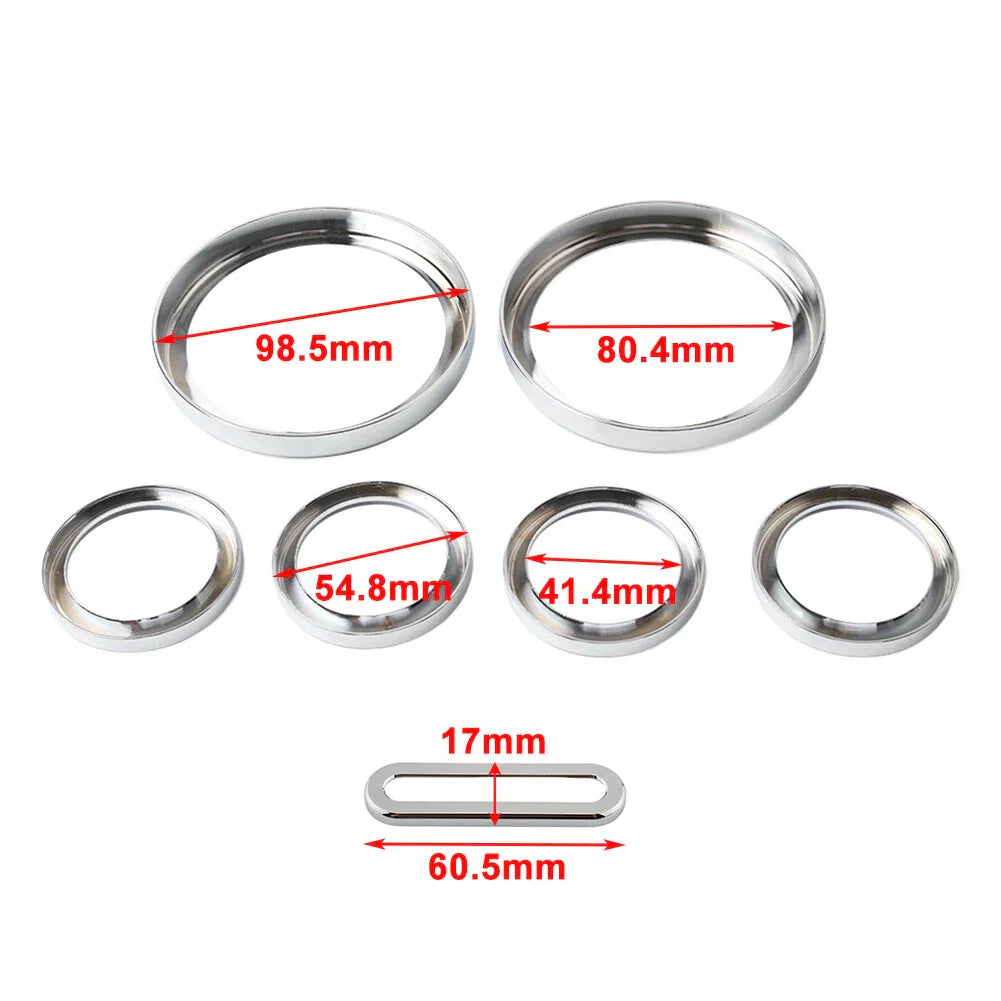 Instrument Board Gauge Indicator Lamp Bezel for Harley Road Glide (96-13)