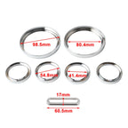Instrument Board Gauge Indicator Lamp Bezel for Harley Road Glide (96-13)