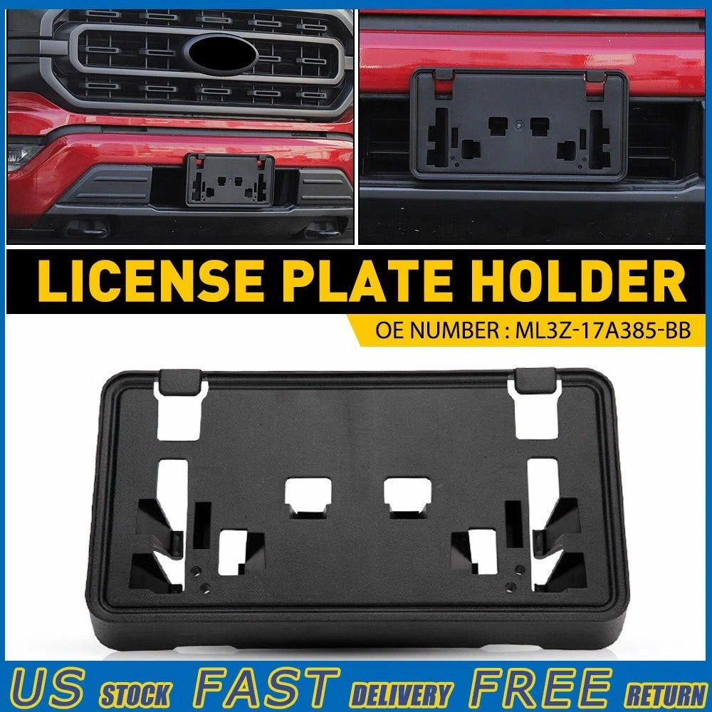 Front License Plate Bracket for Ford F150 (2021–2023) ML3Z-17A385-BB