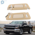 Set of 2 Sun Visors for Silverado Sierra Tahoe Yukon (2007–2014)