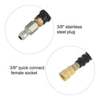 3/8" x 50ft Pressure Washer Hose with Couplers (4000 PSI)