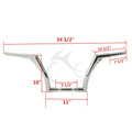 Chrome 10" Ape Hanger Handlebar for Harley Sportster 883 XL 1200 (2004–2023)
