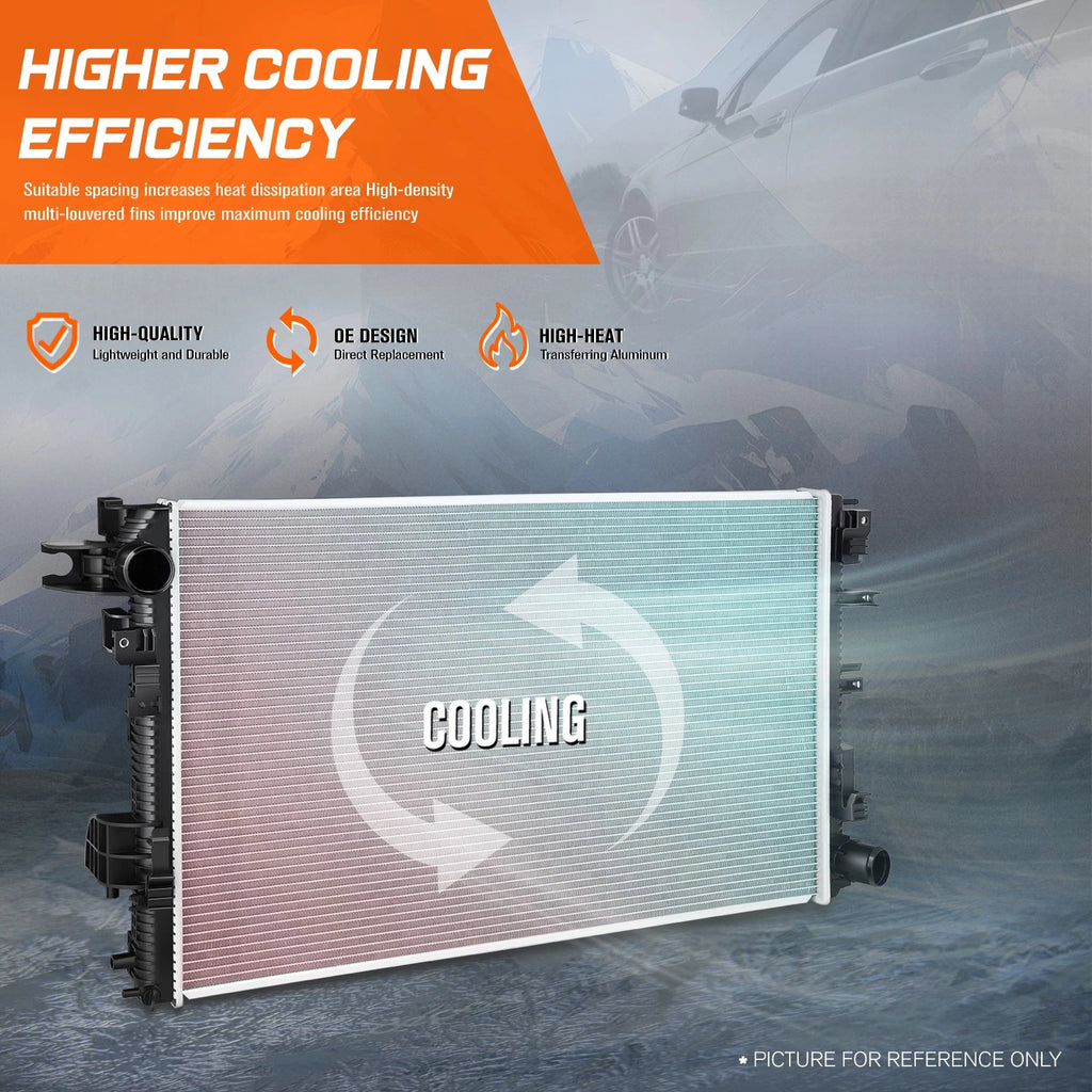 Full Aluminum Core Radiator for Ram 2500 3500 6.4L V8 (2019–2024) DPI-13895