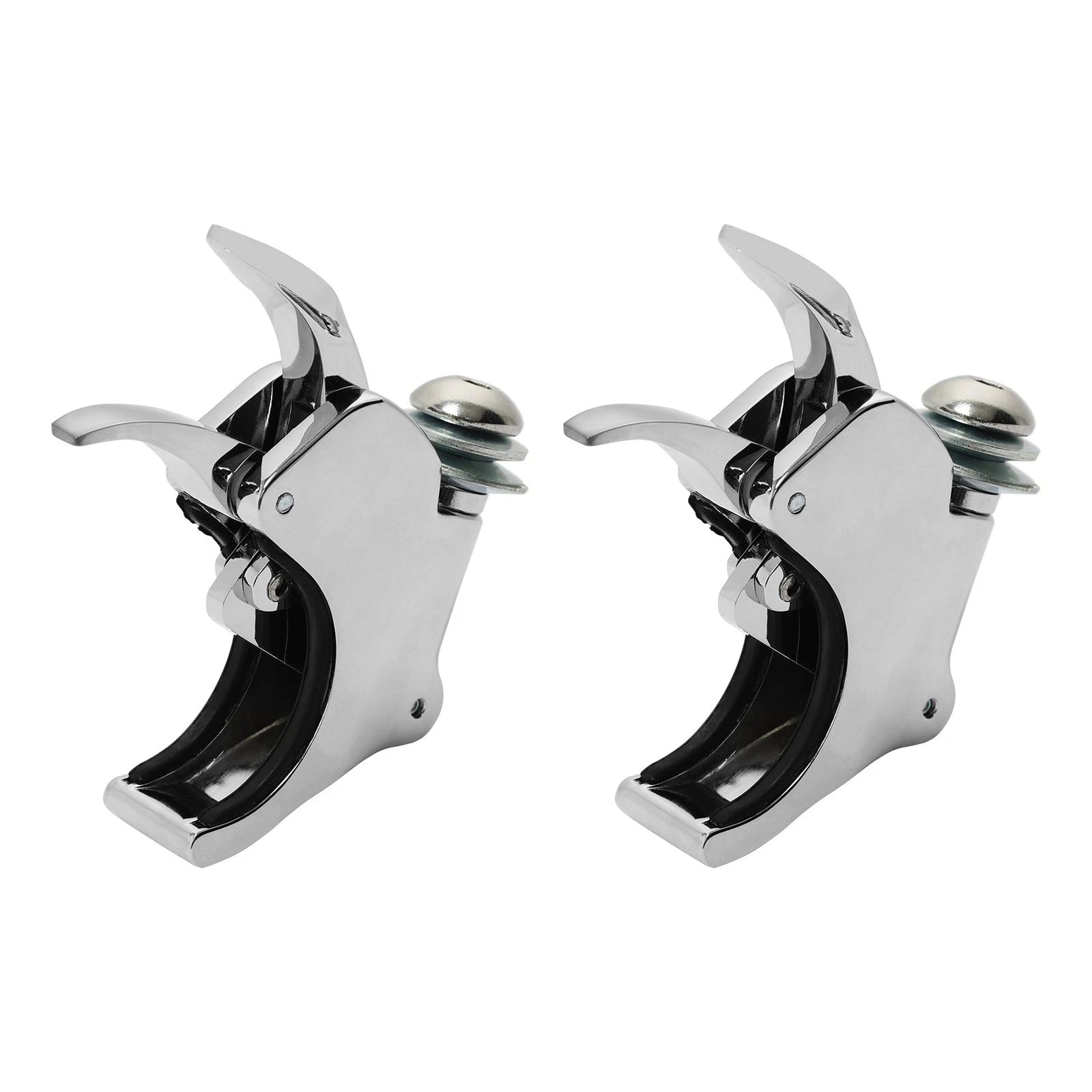 4X Windshield Clamps for Harley Dyna Fat Bob Street Bob (FXDB)