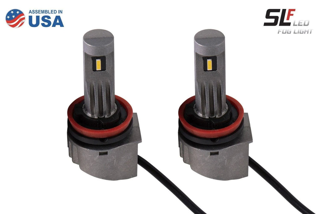 LED Fog Light Bulbs Cool White H8 SLF Pair for Diode Dynamics (2000–2000)