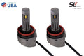 LED Fog Light Bulbs Cool White H8 SLF Pair for Diode Dynamics (2000–2000)