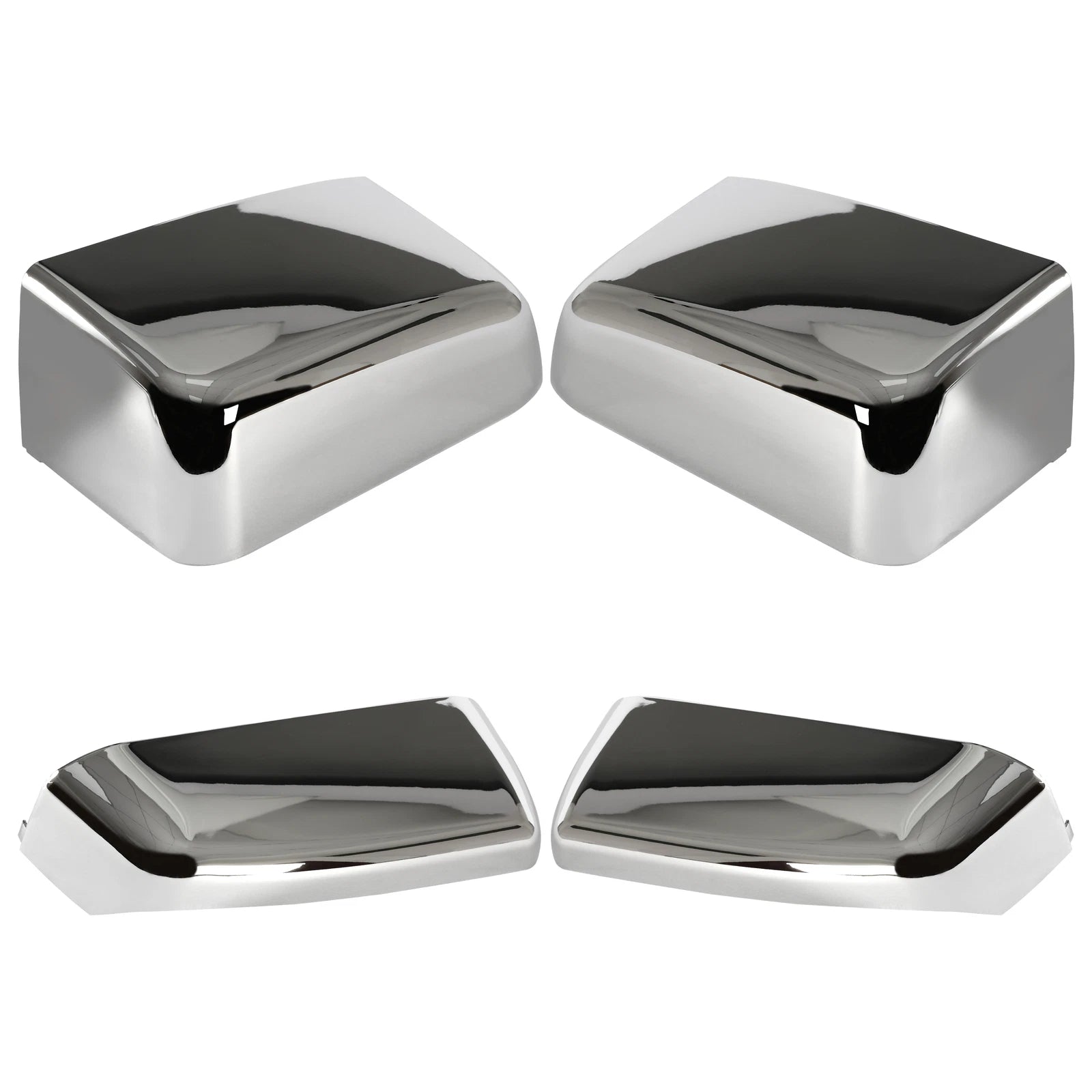 Tow Mirror Cap Cover Chrome for Chevy Silverado GMC Sierra (2014–2019)