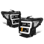 LED Turn Signal + E-Shape DRL Projector Headlights for Titan XD (2016–2024)