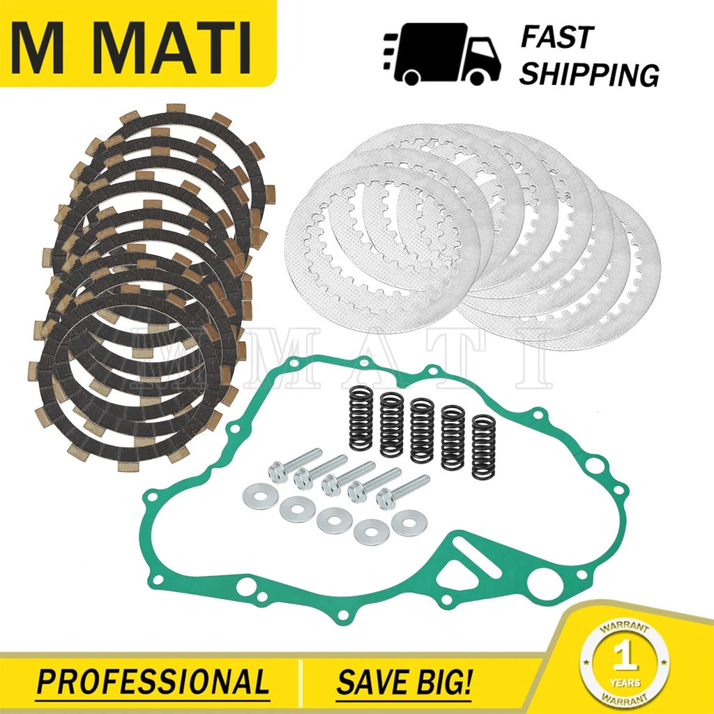 Clutch Friction Steel Plates Springs Gasket Kit for Yamaha YZ250F (2014–2018)