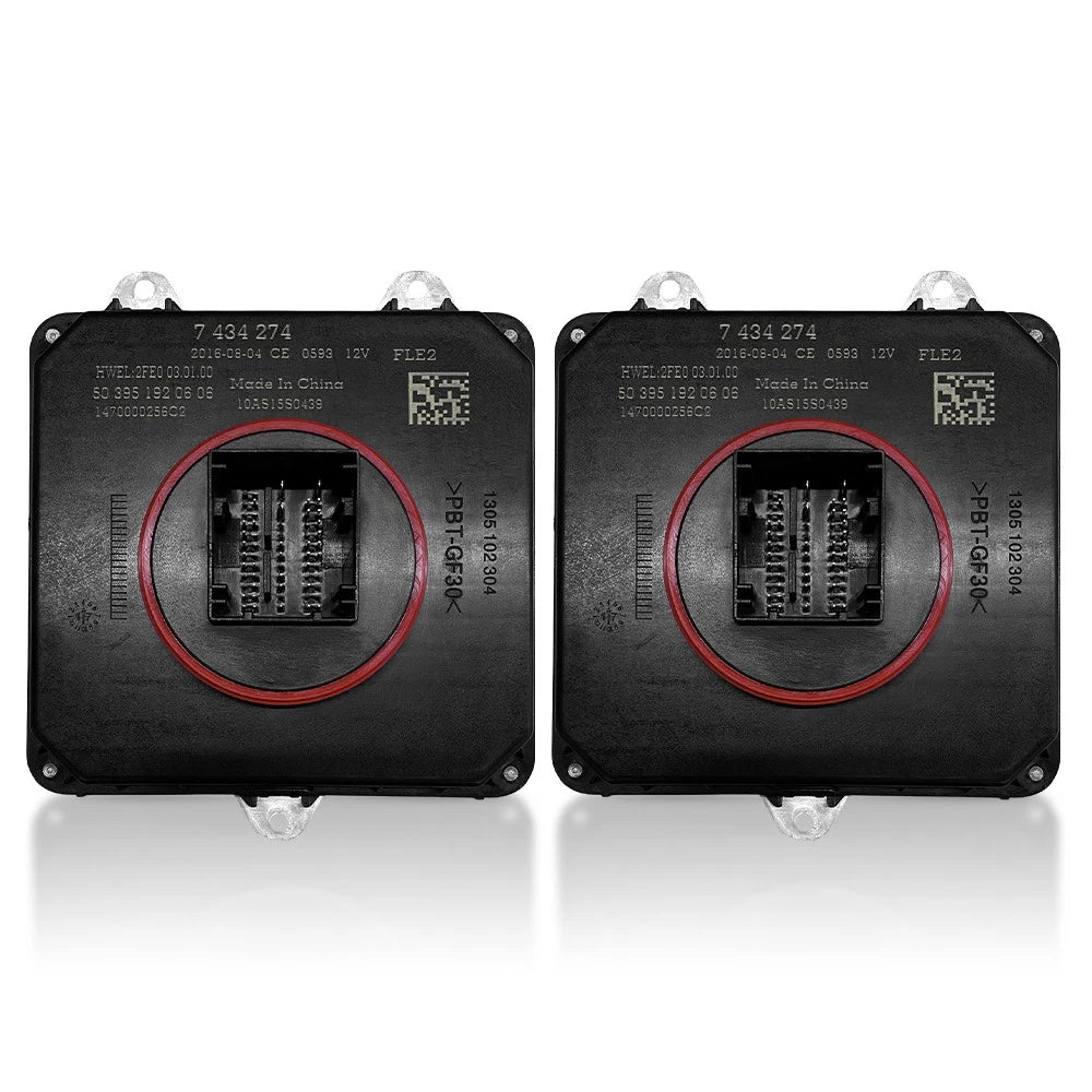 2X Full LED Headlight Control Module for BMW 1 Series 2 Series 3 Series 4 Series (2012–2020)