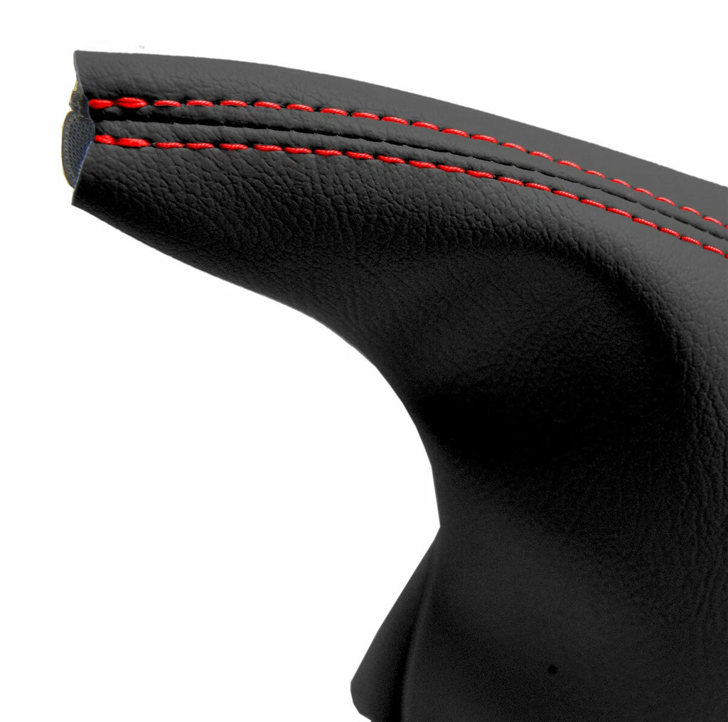 E Brake Boot Cover for BMW E30 (1984–1991) Black Red Stitch