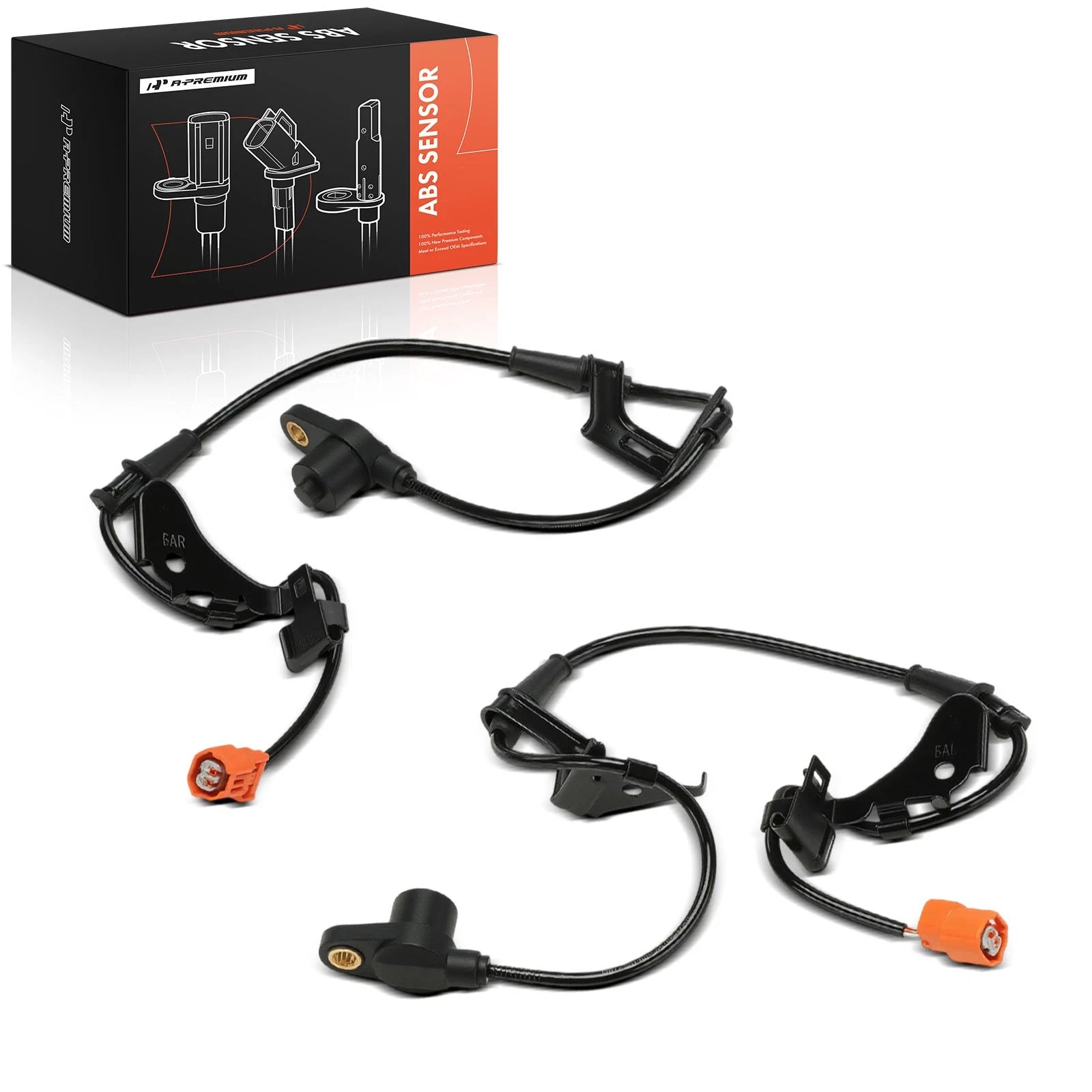 2X Front ABS Wheel Speed Sensor for Honda Civic (2004–2005)