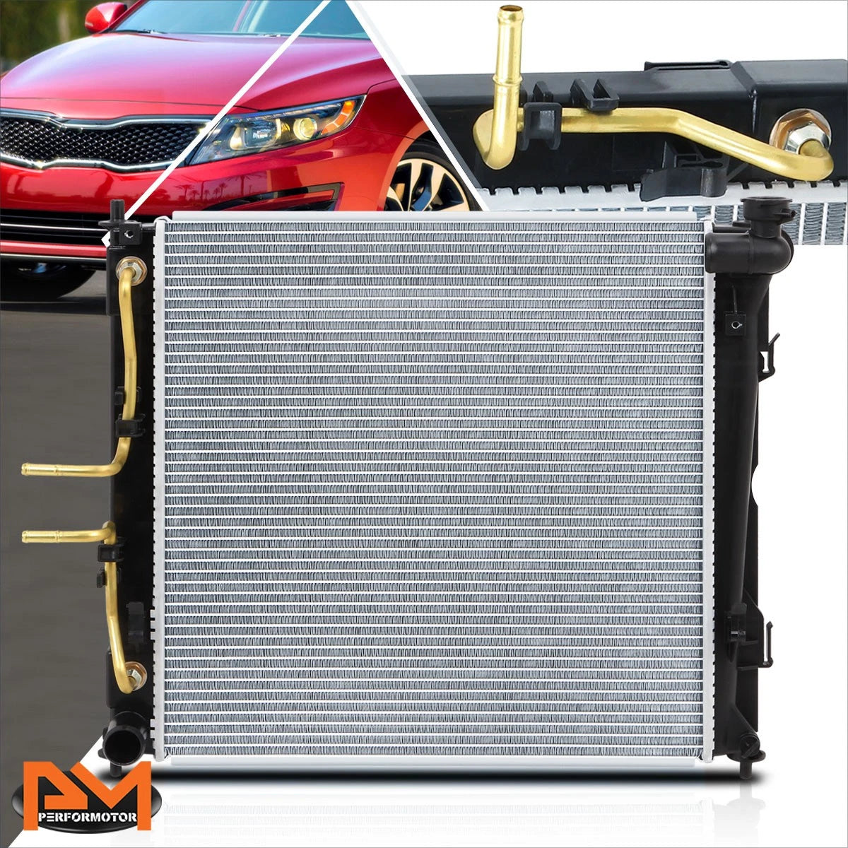 Full Aluminum Radiator for Kia Optima / Hyundai Sonata 2.0T (2011–2015) DPI-13189