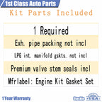 Full Gasket Set for Chevy C30, K20, GMC P1500, K3500, C15 (1973–1991)