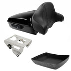 Chopped Trunk Luggage Backrest Solo Mount Rack for Harley Touring (2014–2026)
