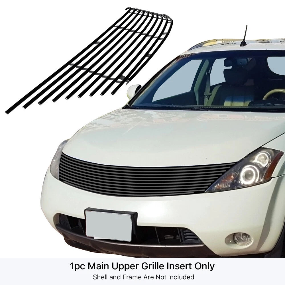Stainless Black Billet Grille Insert for Nissan Murano (2003-2008)