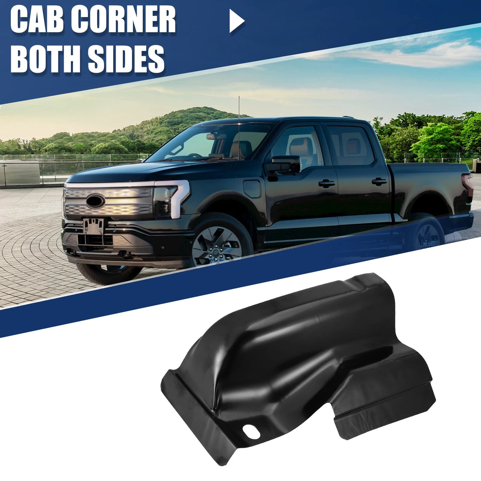 Pair Steel Door Corner Panel for Ford F-150 (2009–2014)
