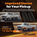 6" Front 8" Rear Lowering Spring Set for Chevy C10 GMC C15 2WD (1973–1987)