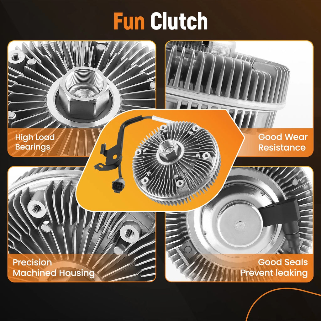 Radiator Cooling Fan Clutch for Dodge Ram 2500 2004-2009