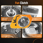 Radiator Cooling Fan Clutch for Dodge Ram 2500 2004-2009
