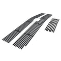 Stainless Black Billet Grille Insert for Chevy Silverado 2500/3500 (2015–2019)