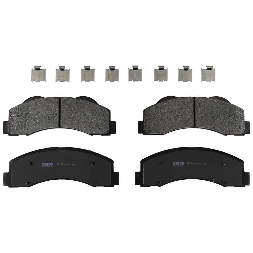 Front Brake Kit 350mm Disc Rotors TRW Pro Metallic Pad for Ford F-150 (2015–2023)