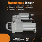 Starter Motor for Buick Regal Chevrolet Impala Pontiac 12V 1.4kW (2011–2011)