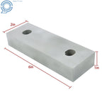 Set of 4 Reversible Aluminum Soft Jaws for 6" Vises (6" × 2" × 1")