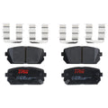 Set of 4 Disc Brake Pads for Kia Rondo (2007–2010)