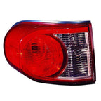 Tail Light Lens Housing Driver Side Replacement for Toyota FJ Cruiser (2007–2011)