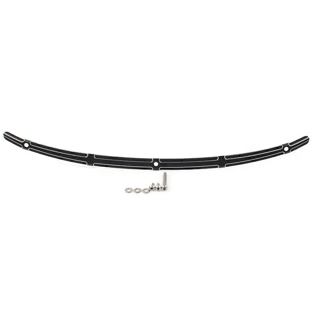 Black Cut Fairing Windshield Trim for Harley Electra Glide Classic/Limited
