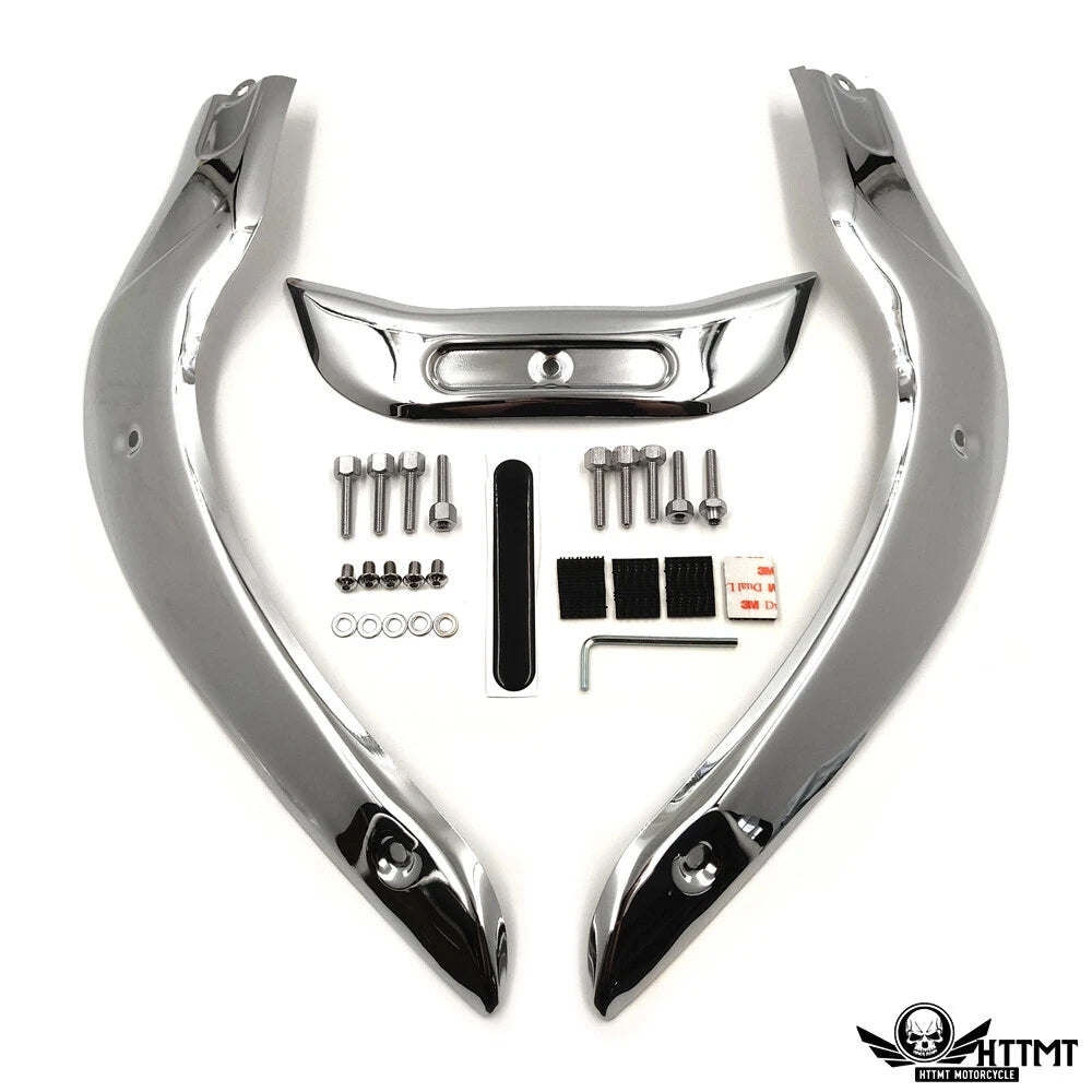 Chrome Windshield Trim Kit for Harley Road Glide (2004–2013) FLTR EFI FLTRI
