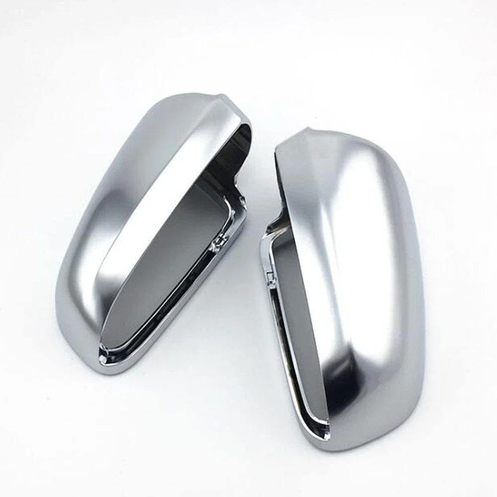 Chrome Wing Side Mirror Caps Covers for Audi A4 A6 (2005–2008)