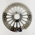 DNA Polished Super Spoke Single Rear Disc Rotor for Harley Softail XL (2000–2015)