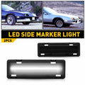 White LED Bumper Side Marker Lights for Chevy Camaro Pontiac Firebird (1982–1992)
