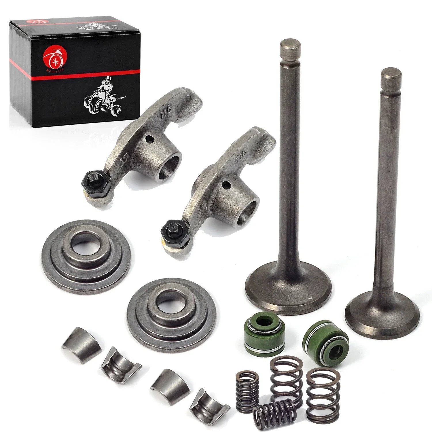 Arm Rocker and Intake Exhaust Valves for Honda CRF80F/CRF100F/XL100S/XL80S/XL75