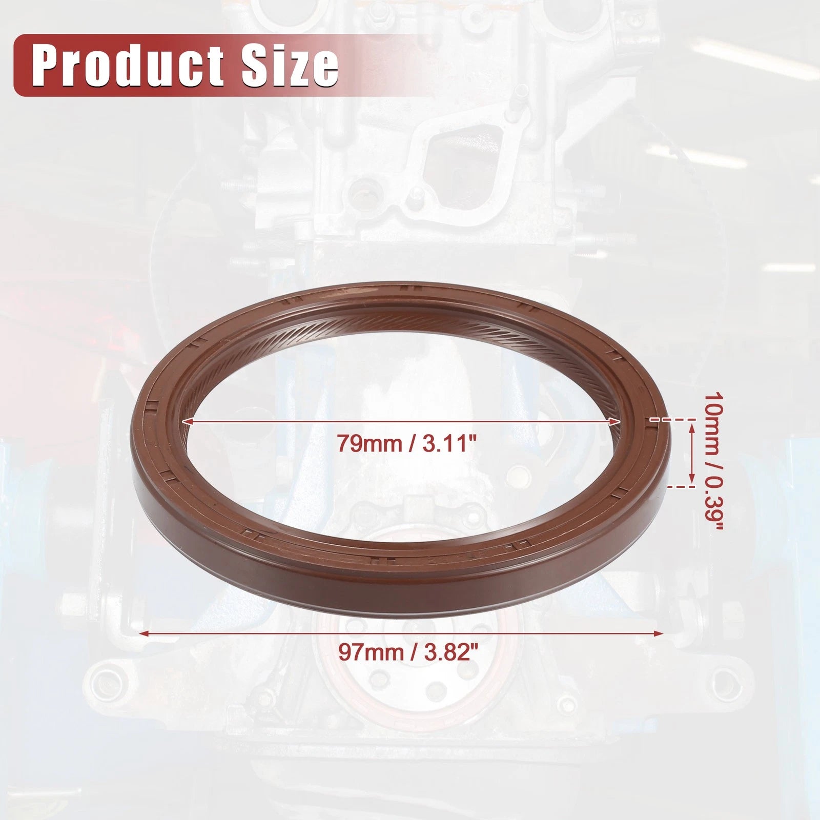 Engine Crankshaft Oil Seal for Honda Ridgeline (2006–2012) No. 91214RCAA01