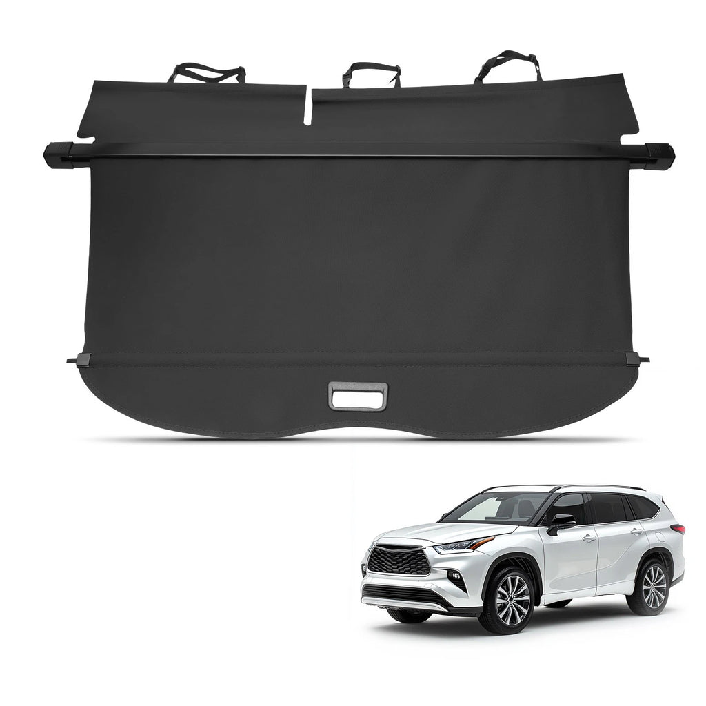Boot Load Cover for Toyota Highlander (2020–2023) Privacy Protection